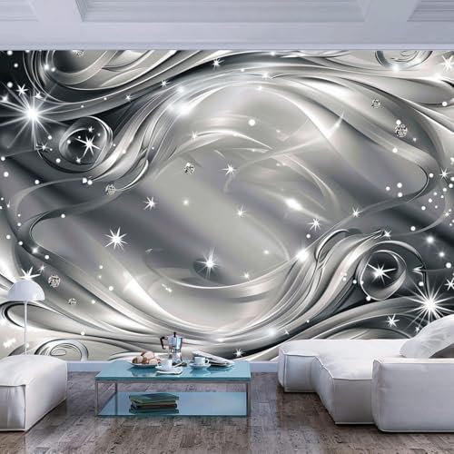Premium Fototapete Einfache Kurve grau Diamant Glitzer Tapete Wandbild Bild Tapeten Wandtapete Wandtapete Raumerweiterung