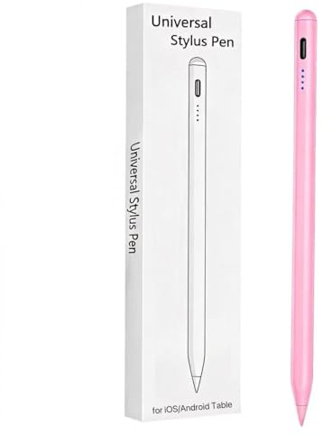 Pennino Stylus Pen per AMZ Fire Max 11 Table Fire HD 10 Touch Screen Pen per Honor Pad 10/X8a/MagicPad 2/XIAOMI Pad 7/6/PRO/Redmi PadSE Tablet Pen (Rosa)