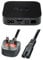 Invero® UK 3 Pin Power Mains Adapter Lead for Apple TV - (Black) - 2 Meter