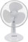 Prem-i-air Portable Electric Powerful Oscillating Cooling Desk Fan with 2 Airflow Speed Settings, Adjustable Tilt and Quiet Operation For Use in Homes and Offices White 16 inch