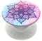 PopSockets 800961 PopGrip - Ausziehbarer Sockel und Griff für Smartphones und Tablets mit einem Austauschbarem Top - Rainbow Nirvana