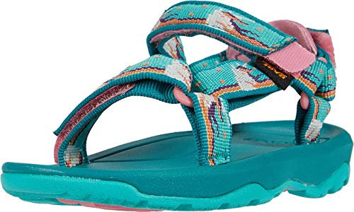 Teva Hurricane Xlt2, Sandali a Punta Aperta Unisex-Bambini, Verde (Unicorn Waterfall Uwtr), 32 EU