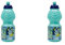 ALMACENESADAN, 4837 Schul-Schul-Pack Blue, bestehend aus 2 Wasserflaschen 400 ml, wiederverwendbare Produkte, BPA-frei