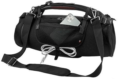 Speaker Case Cover Compatible for JBL Boombox 3, Bluetooth Speaker Protective Cover Portable Carrying Storage Bag Travel Shell Pouch Sleeve with Shoulder Strap(Case Only) (black)