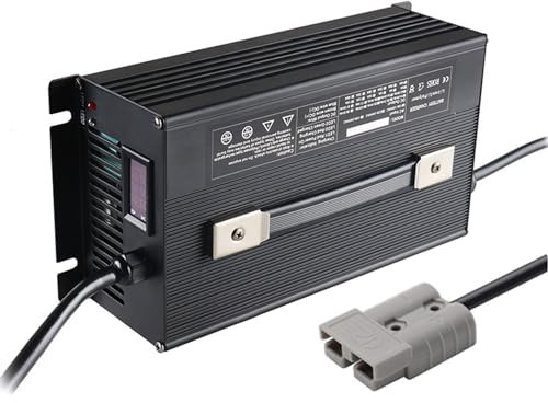 Lzyjck Chargeur De Batterie 36V 30A Chargeurs De Batterie pour Chariot Élévateur 36 V avec Prise Anderson 50A/120A/175A/350A Convient Au Chargement des Batteries Au Plomb,50a