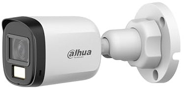Dahua HAC-B1A21P-U-IL-A 2MP Smart Dual Light HDCVI Bullet Cámara 30 m con micrófono