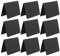16 Pcak Mini Chalkboard Signs, Erasable Reusable Mini Chalkboards Signs with Pen, V Shaped Small Chalkboard Sign for Weddings, Buffet Food Signs (PVC)