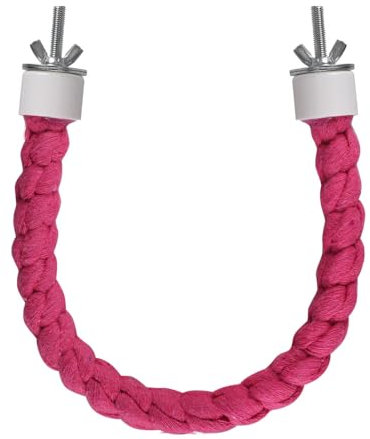 Giocattolo di Corda per Uccelli, Giocattoli Altalene Supporto per Pappagalli a Forma di U, Giochi di Altalena Corde Supporti per Calopsitte Parrocchetti Uccello dell Amore