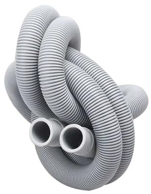 SynapSYA Washing Machine Hose Washing Machine Dishwasher Drain Waste Hose Extension Pipe Kit 3/2/1Meter For Washing Machine(2 Meter)