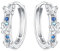 CYMYSS Ohrringe Silber 925 Creolen Silber 925 Silber Ohrringe Damen 925 Kleine Creolen Silber 925 Sterling Silber Ohrringe Hoop Earrings Earrings For Women (Schmetterlinge fliegen)