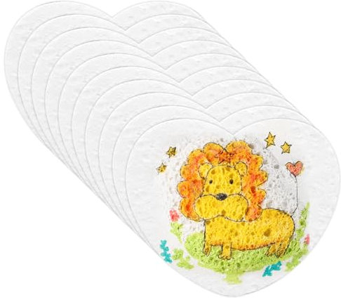 lasuroa 10uds Papel de Espuma Mágica Texturizado, Papel Textura Hinchada Esponja Mágica para Lienzo Dibujo 3D Tarjetas Celulosa Blancas para Manualidades (Forma de Corazón)