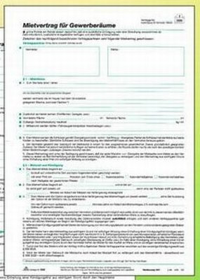 RNK-Verlag Reimer Nachf. Kuhn Premium Mietvertrag RNK 598 A4 Gewerbliche Räume