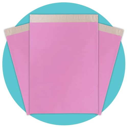 Triplast Versandtaschen aus Kunststoff, 30,5 x 40,6 cm, Pink, 200 Stück