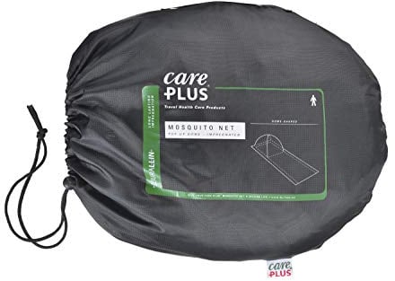 Care Plus Moustiquaire Imprégnée, 1 Personne, Voyage et Camping, Imprégnation Longue Durée, Pop-Up Dome, Verte