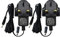 Security-01 2-Pack AC to DC 5V 2A Power Adapter Supply, Plug UK 3.5mm x 1.35mm with 5.5mm x 2.1mm Tip