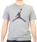NIKE Men's M J Jumpman SS Crew T-Shirt, Carbon Heather/Black, XL