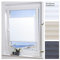ourdeco® Plissee Easy / 85 x 210 cm weiß/lichtdurchlässig/Klemmen Montage ohne Bohren Smartfix Klemmfix-Plissee Easy-to-fix
