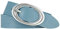 Bernd Götz Gürtel Damen Leder 3,5 cm Blau Vollrindleder Damengürtel (80)