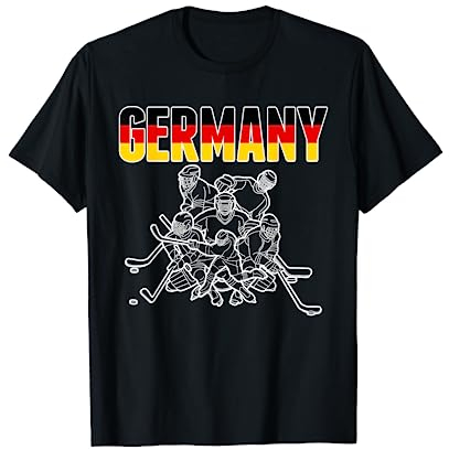 Deutschland Eishockey-Liebhaber Trikot - Deutsche Hockeymannschaft Fans T-Shirt
