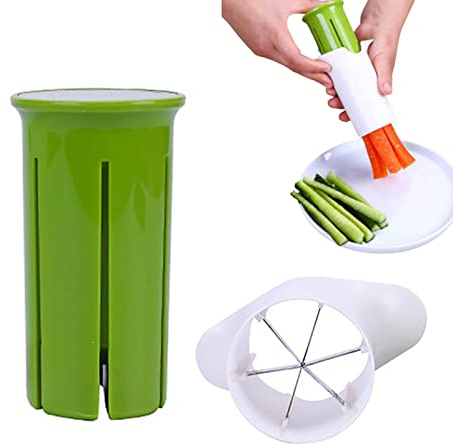 Abbto Coupe-légumes trancheuse,Coupe-Raisins de Fruits | Coupe-Nourriture pour bébé, bâtonnet de Carotte de Carotte de Fraise de Fruit, Outils Pratiques de Cuisine de Fruit et de légume