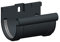 4Home&Garden | Einzelteile Dachrinnensystem 60 mm Typ250 Fallrohr DN 60 | Halbrundrinne Kunststoff PVC Anthrazit | Verbinder Stutzen Rinnenhalter (Rinnenverbinder)
