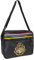Sacoche Scolaire Harry Potter - Noire - 33x28x15 cm - 100% PVC - Cartable Style Sac à Bandoulière avec Fermeture Éclair - Motif Poudlard - Produit Original Conçu en Espagne