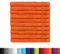 BaSaTex Frottee Gästehandtücher 30x50 im 10er Set | Gästetuch 100% Baumwolle Made in Green | Farbe: Orange
