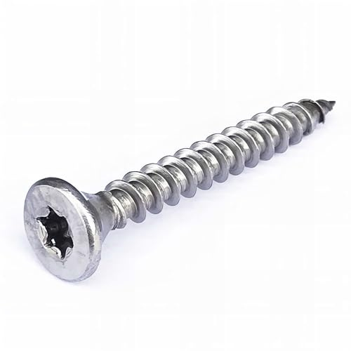 Vis à bois Inox A2 - D. 5 x 70 mm Torx 25 - Tête fraisée - 100 pcs