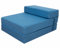 BBLOSSOM SINGLE Fold Out Guest Chair Z Bed Futon Sofa Comfortable Foam for Adult and Kids Lounger Mattress (Jade)