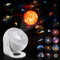 CUTEEEE Galaxy Projector Star Planetarium proiettore con 13 dischi HD film, proiettore spaziale con luna, sistema solare, nebulosa, proiettore cielo notturno Galaxy lampada con spegnimento automatico