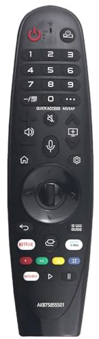 AKB75855501 AN-MR20GA Voice Magic Ersatz-Fernbedienung für LG Smart TV UQ70 UQ71 UQ75 UQ8 UQ9 UN70 UN71 UN8 UN9 W9 E9 C9 B9 SM99 SM95 SM90 SM86 SM81 UM80 UM75 UM73 UM71 UM6970 W8 E8 C8 B8 SK9500
