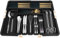 USHOP Cuberteros Para Cajon Cocina,Organizador de Cubiertos Expandible,Bandeja Ajustable 6-9 Ranuras,Cubertero Extensible de Silicona de 33 * 56cm,Para guardar los utensilios de cocina,Negro