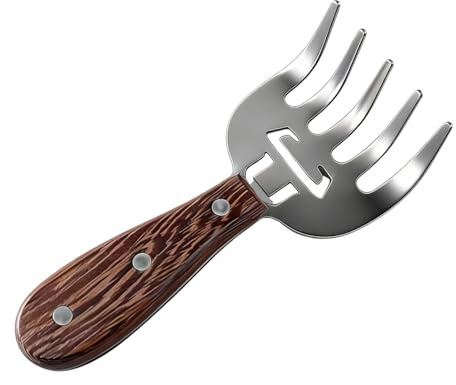 Wswqop Pince à Viande avec Protège-Main, Pince à Barbecue en Acier Inoxydable