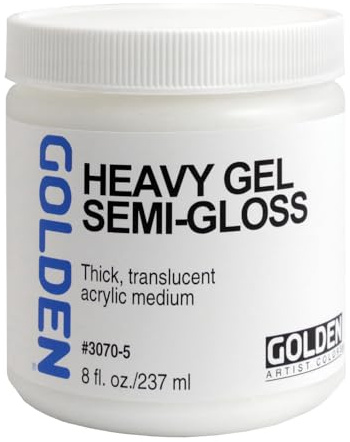 GOLDEN Artist Colors Heavy Gel Semi-Gloss, 8 fl. oz. Jar