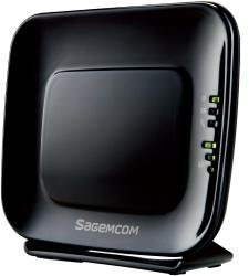 Sagemcom RL303 FMC-Router mit Analogsignal, Schwarz