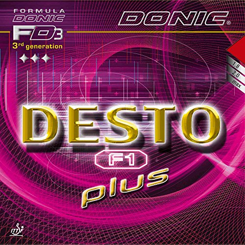 DONIC Belag Desto F1 Plus, rot, 2,0 mm