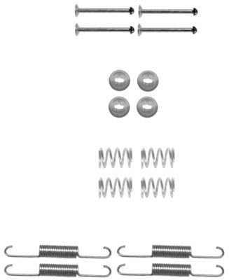 HELLA 8DZ 355 201-991 Accessory Kit, parking brake shoes - X0187