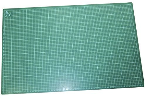 Hillington Tapis de découpe A1 antidérapant avec motif imprimé quadrillé pour loisirs créatifs Qualité professionnelle quadrillé métrique (standard)