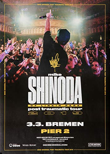 Mike Shinoda of Linkin Park - Post Traumatic, Bremen 2019 » Konzertplakat/Premium Poster | Live Konzert Veranstaltung | DIN A1 «