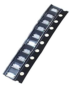 Reland Sun 100 Stück 1206 SMD LED Dioden Licht Gelb Rot Grün Blau Weiß (Rot)