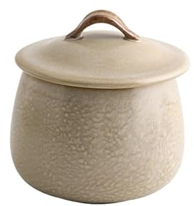 Coquetier japonais en céramique cuit à la vapeur, marmite à ragoût étanche avec couvercle, tasse à soupe, vaisselle (Color : Color 1)