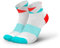 INCYLENCE Laufsocken kurz für Damen und Herren mit leichter Kompression,1 Paar (DE/NL/SE/PL, Numerisch, 39, 42, Regular, Regular, Peaks Cyan Inferno)