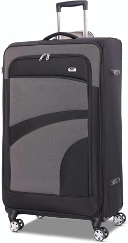 Aerolite Large 30in Check-in Suitcase, 8 Wheels, TSA Lock