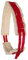 Brama West Longiergurt Fox Supersoft mit weichem Teddyfleece und Widerristpolster - Rot, Gr. Cob