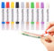 Ovaletta 10 Farben Kerzen Bemalen Set, Kerzenstifte, Wachsplatten für Kerzen, Candle Pen, Kerzenstifte zum Verzieren, Keramik Bemalen Set, je 10 ml
