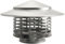 Daaxing Silver Stainless Steel Flue Pipe Cover Cap,Thickened Chimney Cowl Bird Guard,Exhaust Tube End, Rain Snow Hat, Mesh Protector,Vent Top (75MM)