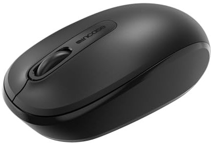 Incase Souris Mobile sans Fil 1850 – Conçue par Microsoft – Compacte et Confortable pour droitier/gaucher – Autonomie de 6 Mois – Nano émetteur-récepteur – Fonctionne avec Mac/Windows 8/10/11 – Noir
