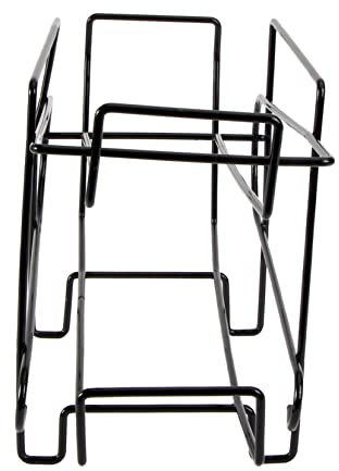 Cabilock 1pc Can Storage Rack Organizer Soda Fridge Bins Shelving Machine Pantry Tap Saver Bottle Rack Drink Dispenser Storage Shelves Holders Produce Refrigerator Unit Freezer Black Iron