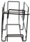 Cabilock 1pc Can Storage Rack Organizer Soda Fridge Bins Shelving Machine Pantry Tap Saver Bottle Rack Drink Dispenser Storage Shelves Holders Produce Refrigerator Unit Freezer Black Iron