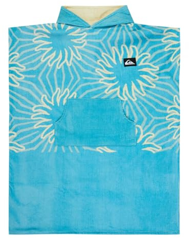 Quiksilver Poncho Wickelhandtuch mit Kapuze für Herren, Blau